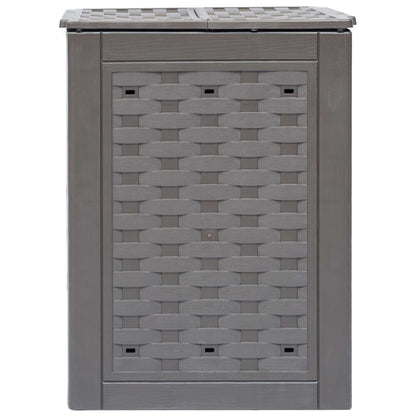 Compostiere 2 pz Marrone 60x60x83cm 600 L in Rattan di Plastica - homemem39