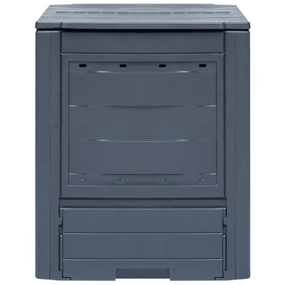 Compostiere per Giardino 3 pz Grigio 60x60x73 cm 780 L - homemem39
