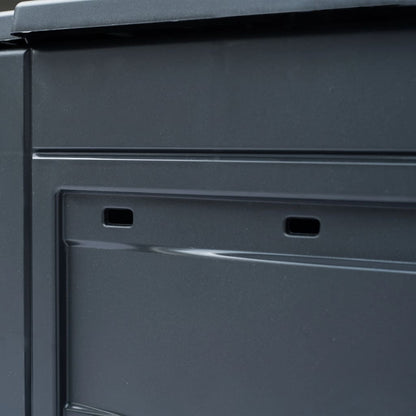 Compostiere per Giardino 3 pz Grigio 60x60x73 cm 780 L - homemem39
