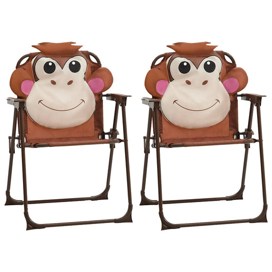 Set da Bistrot da Giardino per Bambini con Ombrellone Marrone - homemem39