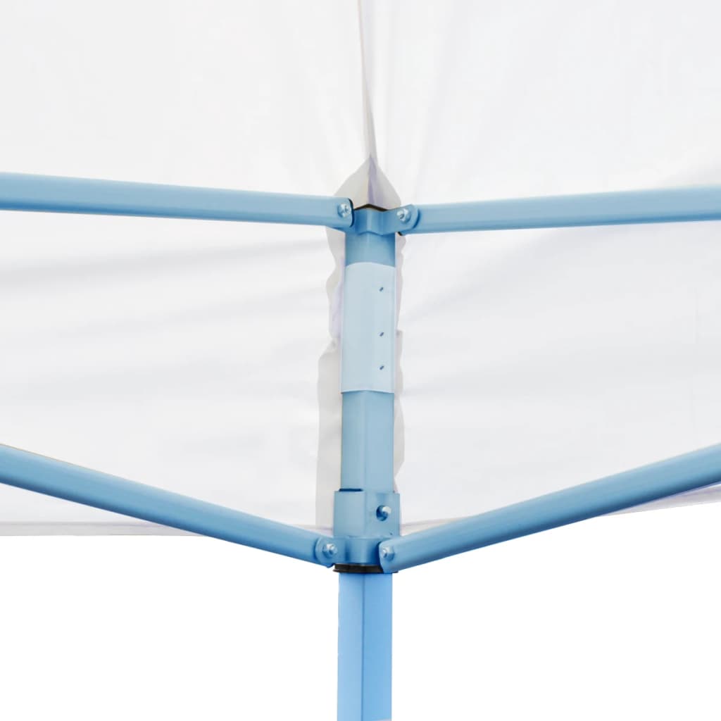Tenda Pieghevole Pop-Up con Pareti Laterali 3x6m Acciaio Bianco - homemem39