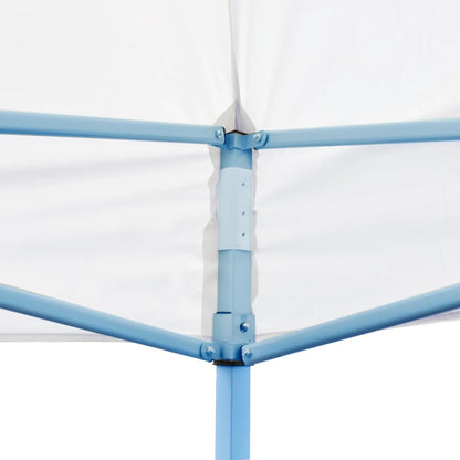 Tenda Pieghevole Pop-Up con Pareti Laterali 3x6m Acciaio Bianco - homemem39