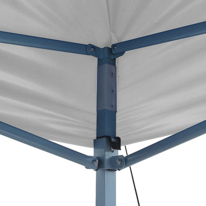 Gazebo Professionale Pieghevole 3x6 m Acciaio Bianco - homemem39