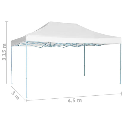 Tenda per Feste Pieghevole 3x4,5 m Bianca | homemem39