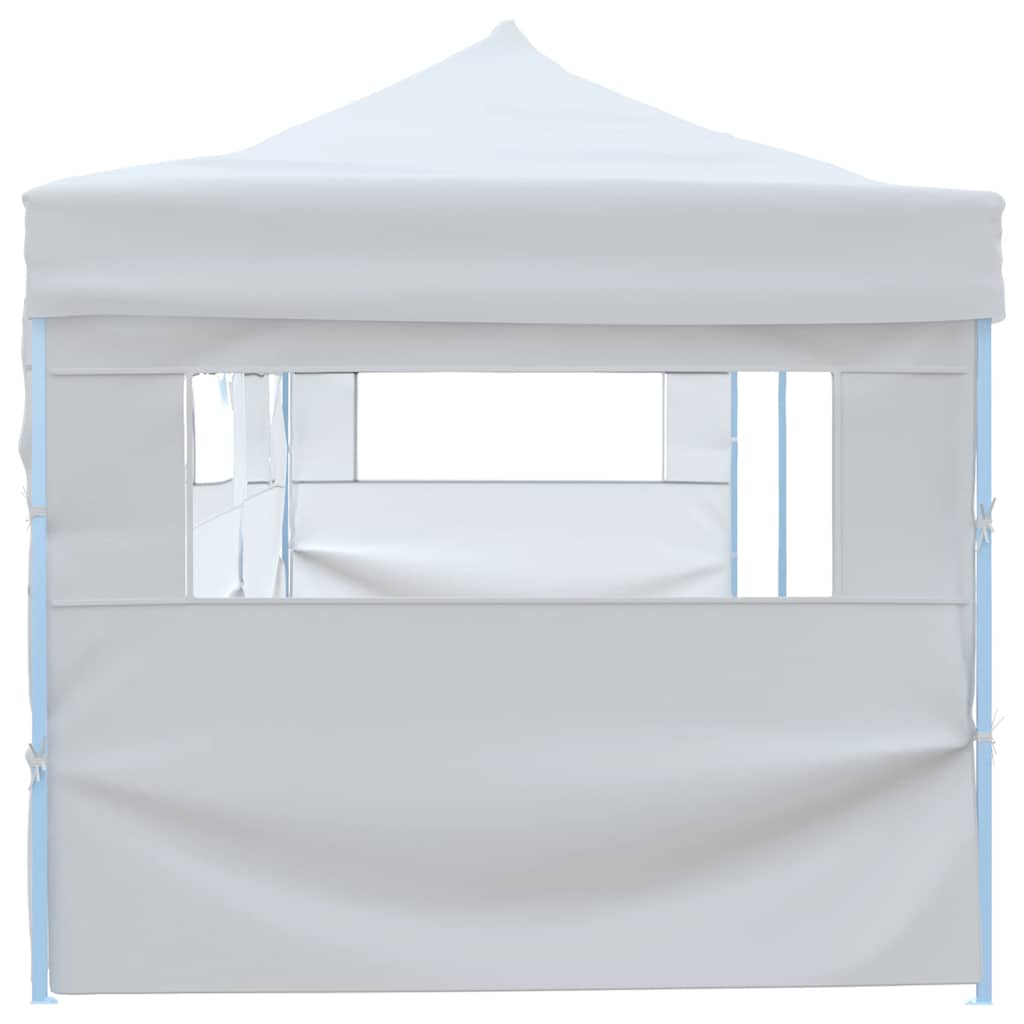 Tenda Pieghevole Pop-Up con 5 Pareti Laterali 3x9 m Bianca | homemem39