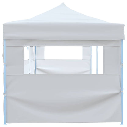 Tenda Pieghevole Pop-Up con 5 Pareti Laterali 3x9 m Bianca | homemem39