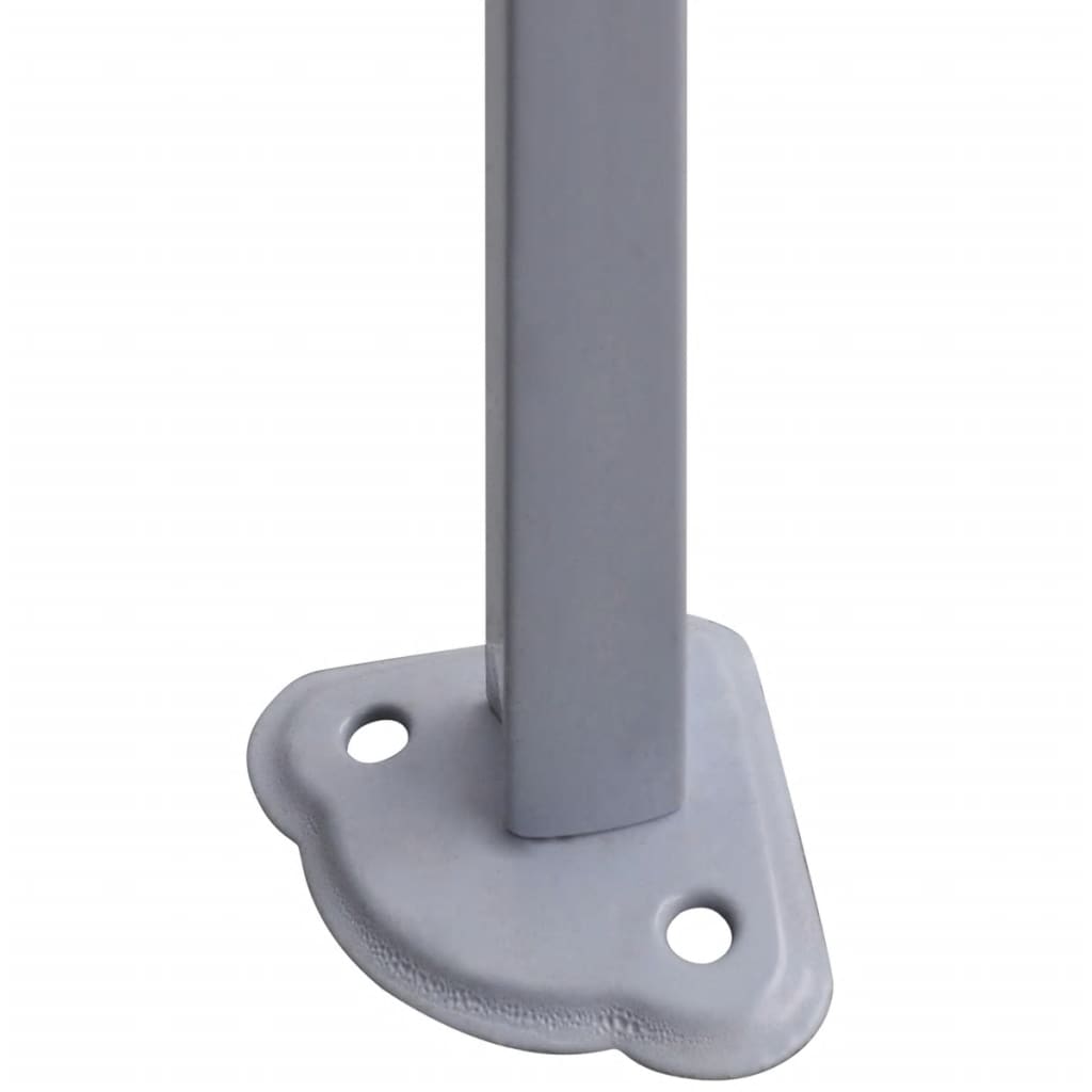 Gazebo Pieghevole Professionale 2 Pareti 2x2m Acciaio Blu - homemem39