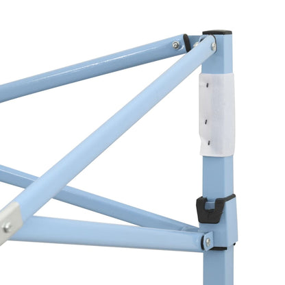 Gazebo Professionale Pieghevole con 4 Pareti 2x2m Acciaio Crema | homemem39