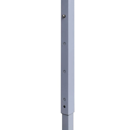 Gazebo Pieghevole Professionale 2 Pareti 2x2m Acciaio Bianco | homemem39