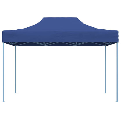 Gazebo Professionale Pieghevole 3x4m Acciaio Blu