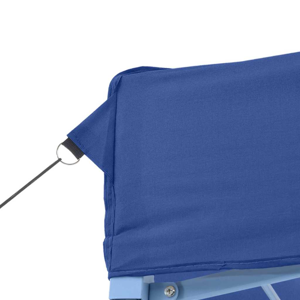 Gazebo Professionale Pieghevole 3x4m Acciaio Blu