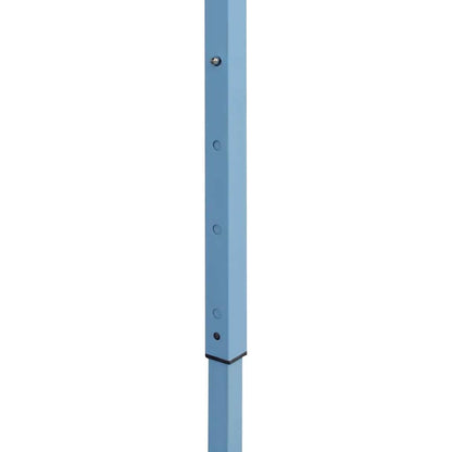 Gazebo Professionale Pieghevole 3x4m Acciaio Blu