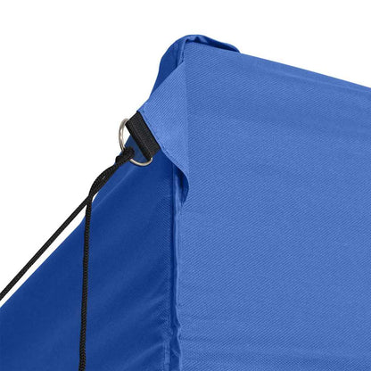 Gazebo Professionale Pieghevole con 3 Pareti 3x4m Acciaio Blu | homemem39