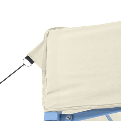 Gazebo Professionale Pieghevole 3x4m Acciaio Crema - homemem39