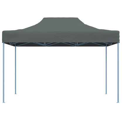 Gazebo Professionale Pieghevole 3x4m in Acciaio Antracite - homemem39