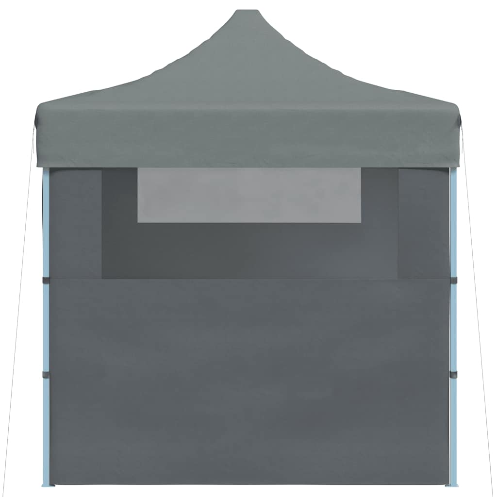 Gazebo Professionale Pieghevole 3 Pareti 3x4m Acciaio Antracite | homemem39
