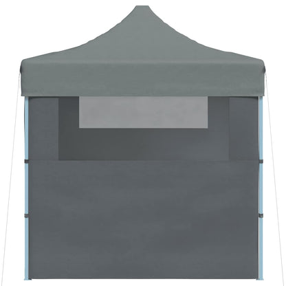 Gazebo Professionale Pieghevole 3 Pareti 3x4m Acciaio Antracite | homemem39