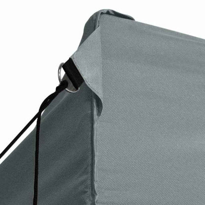 Gazebo Professionale Pieghevole 4 Pareti 3x4m Acciaio Antracite