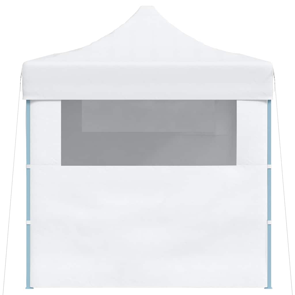 Gazebo Professionale Pieghevole 3 Pareti 280x410x315 cm Bianco