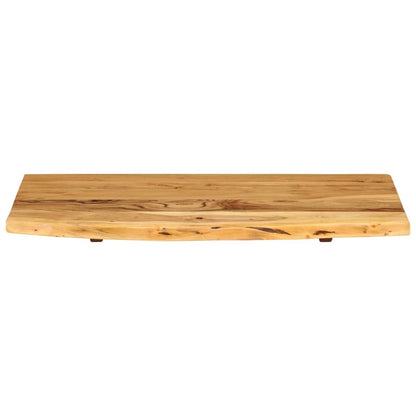 Piano per Vanità Bagno in Massello di Acacia 80x52x2,5 cm | homemem39