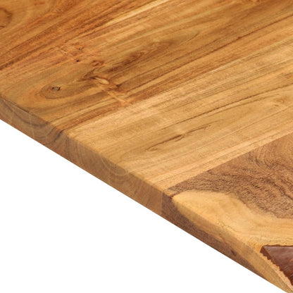 Piano per Vanità Bagno in Massello di Acacia 100x52x2,5 cm - homemem39