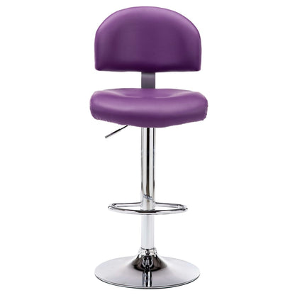 Sgabelli da Bar 2 pz Viola in Similpelle - homemem39