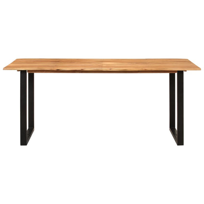 Tavolo da Pranzo 180x90x76 cm in Legno Massello di Acacia