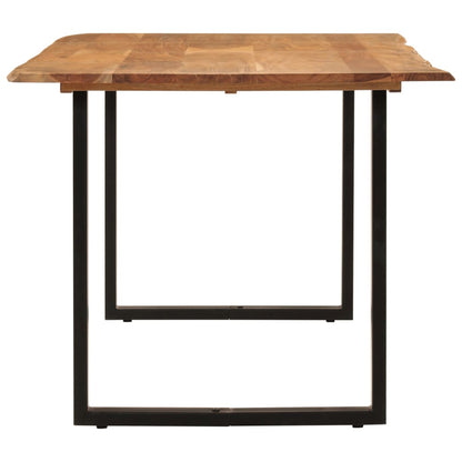 Tavolo da Pranzo 180x90x76 cm in Legno Massello di Acacia