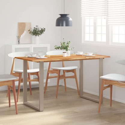 Tavolo da Pranzo 140x70x76 cm in Legno Massello di Acacia - homemem39