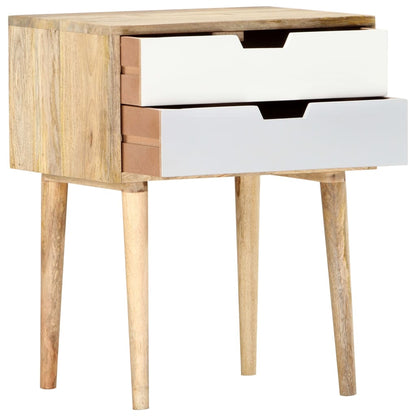Comodino 47x35x59 cm in Legno Massello di Mango | homemem39