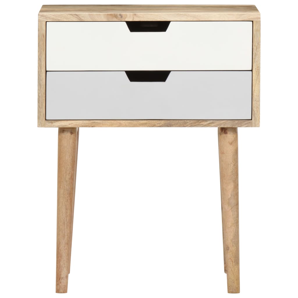 Comodino 47x35x59 cm in Legno Massello di Mango | homemem39