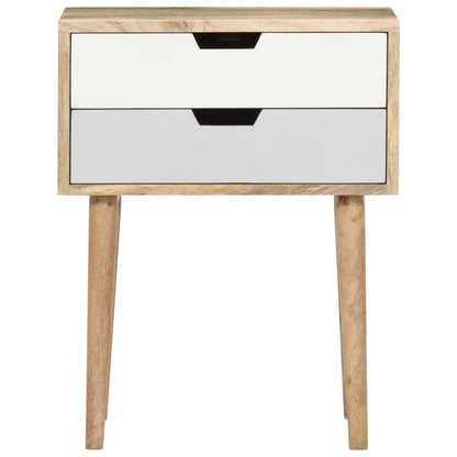 Comodino 47x35x59 cm in Legno Massello di Mango | homemem39