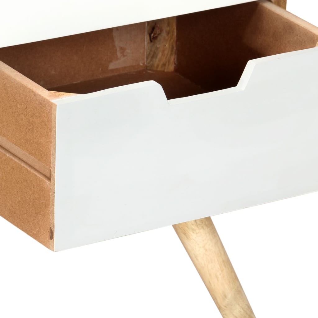 Mobile Porta TV 110x35x48 cm Legno Massello di Mango | homemem39