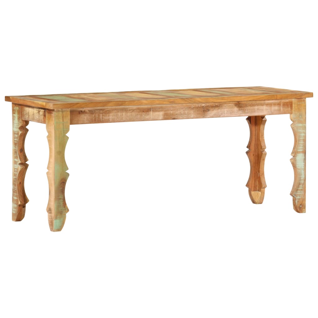 Panca 110x35x45 cm in Legno Massello di Recupero | homemem39