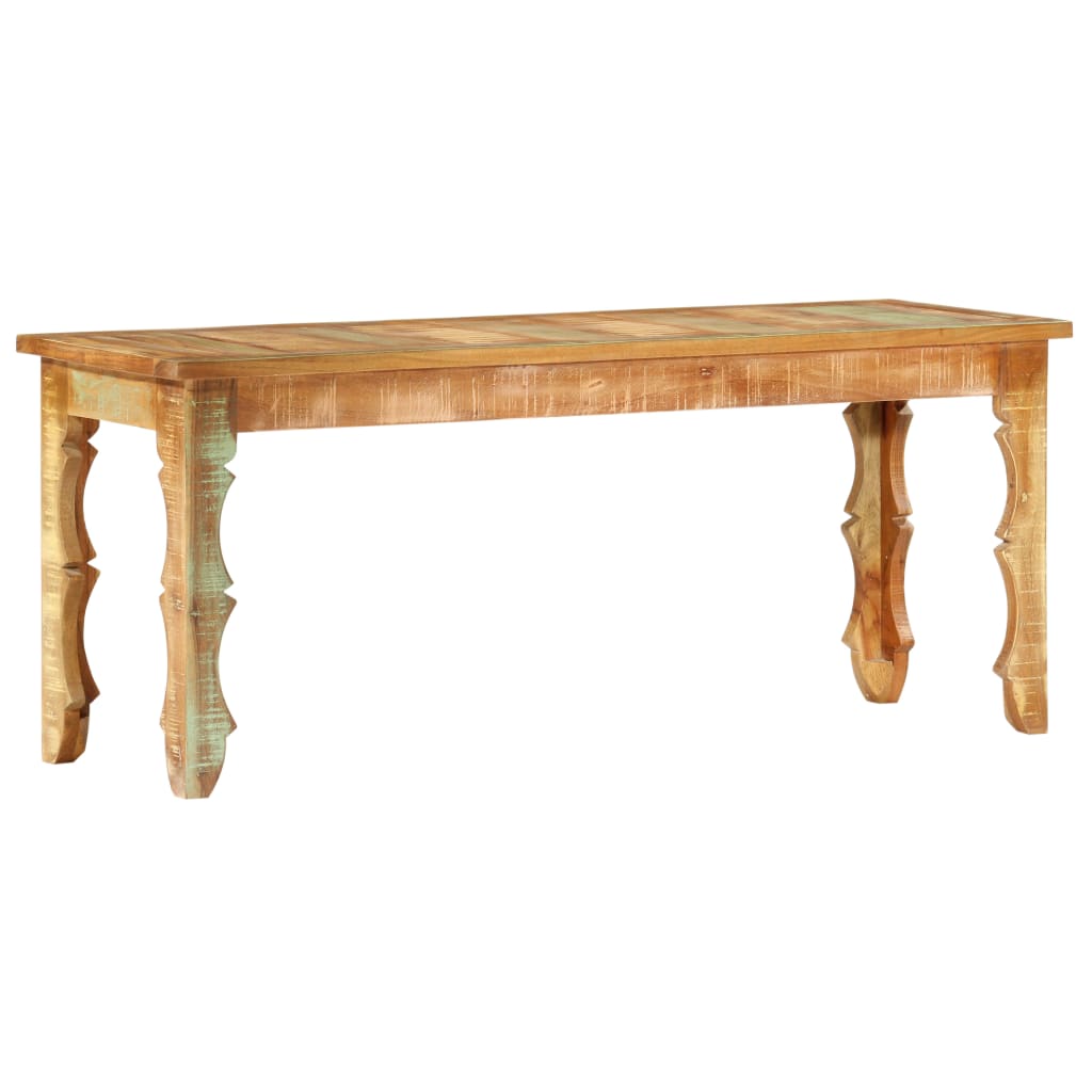 Panca 110x35x45 cm in Legno Massello di Recupero | homemem39