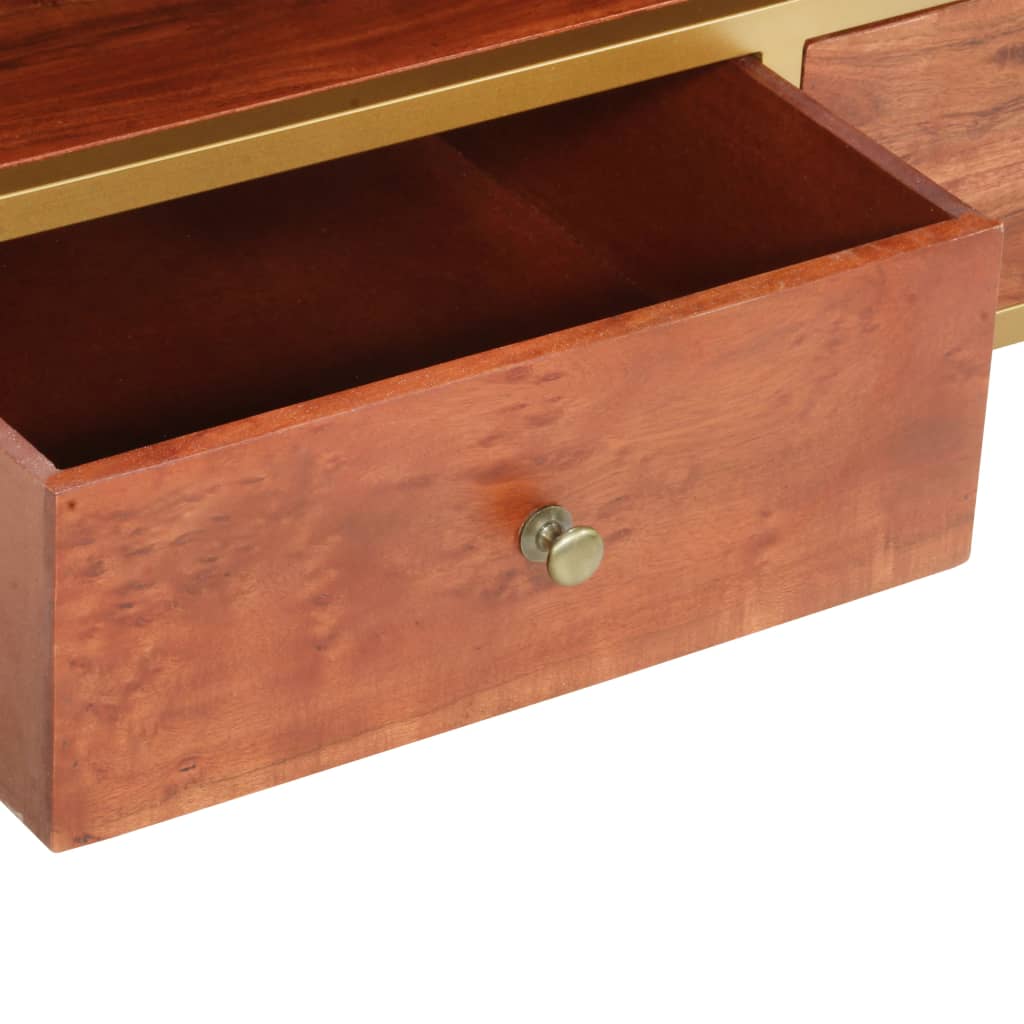 Tavolino da Salotto 90x50x40 cm in Legno Massello di Acacia | homemem39