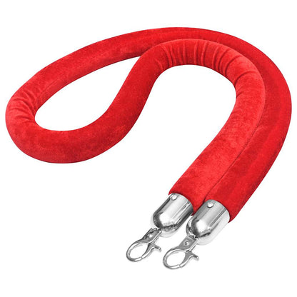 Cordone per Transenne Rosso e Argento in Velluto | homemem39