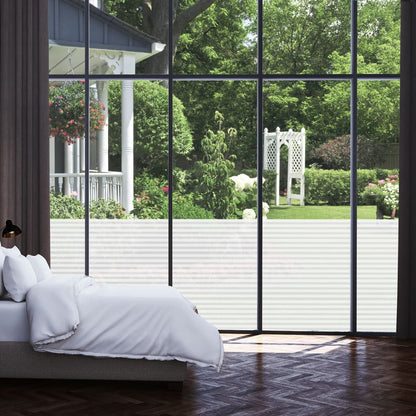 Pellicola per Finestra Design Smerigliato Strisce 0,9x50 m PVC - homemem39