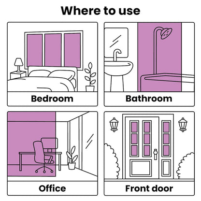 Striped Adhesive Sandblasted Window Film 0.9x50 m