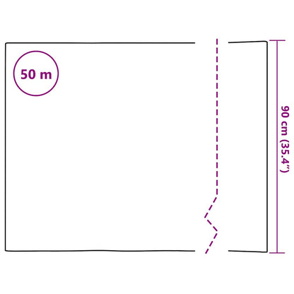 Striped Adhesive Sandblasted Window Film 0.9x50 m