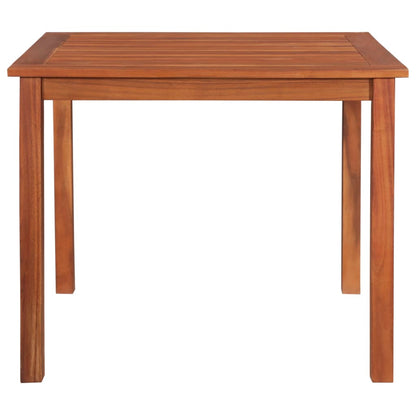 Garden Table 85x85x74 cm in Solid Acacia Wood