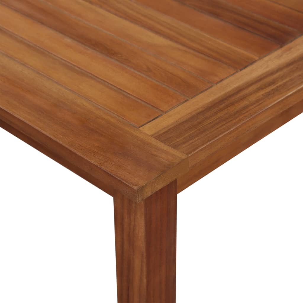 Garden Table 85x85x74 cm in Solid Acacia Wood
