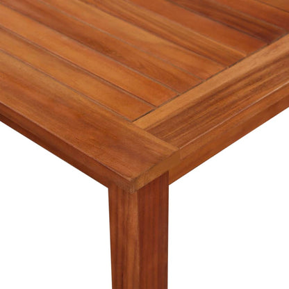 Garden Table 85x85x74 cm in Solid Acacia Wood