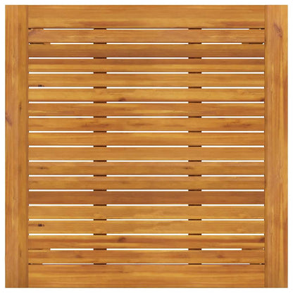 Garden Table 85x85x74 cm in Solid Acacia Wood