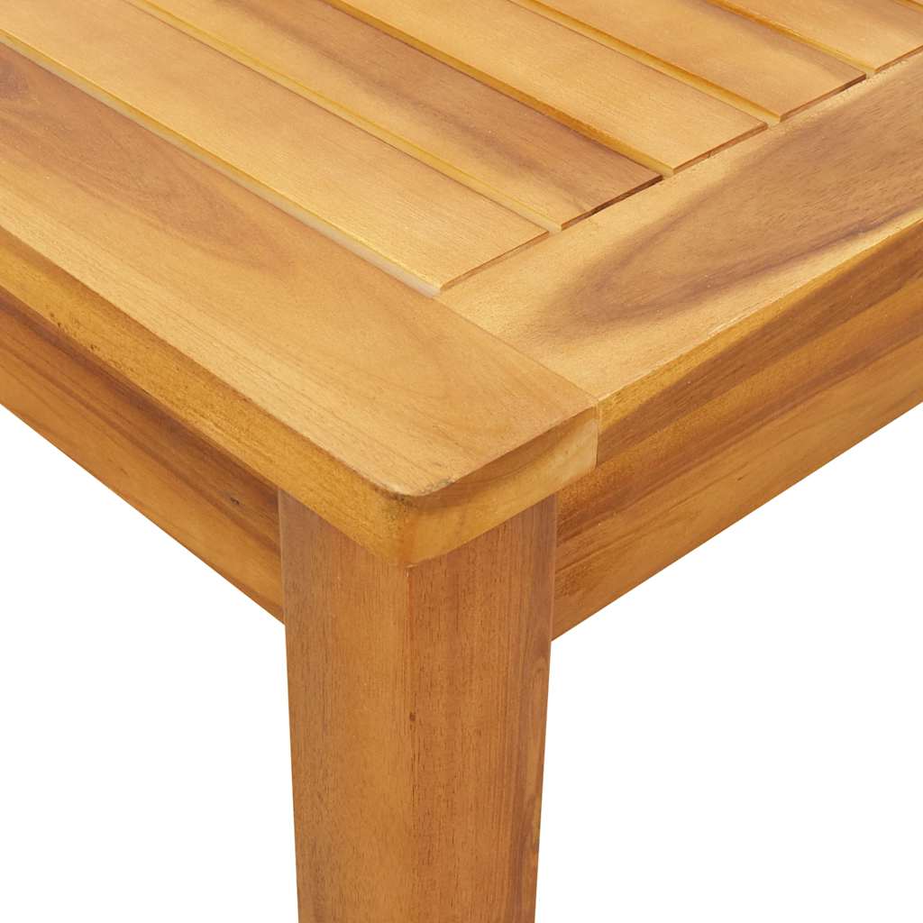 Garden Table 85x85x74 cm in Solid Acacia Wood