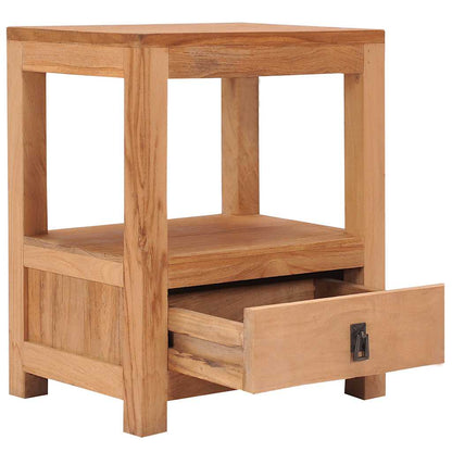 Comodino 40x30x50 cm in Legno Massello di Teak | homemem39