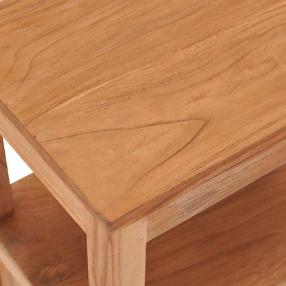 Comodino 40x30x50 cm in Legno Massello di Teak | homemem39
