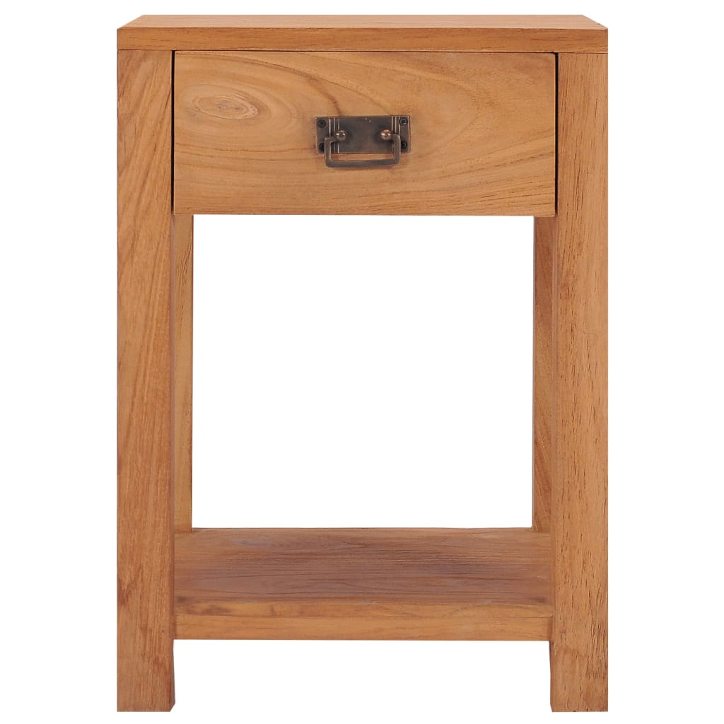 Comodino 35x35x50 cm in Legno Massello di Teak | homemem39