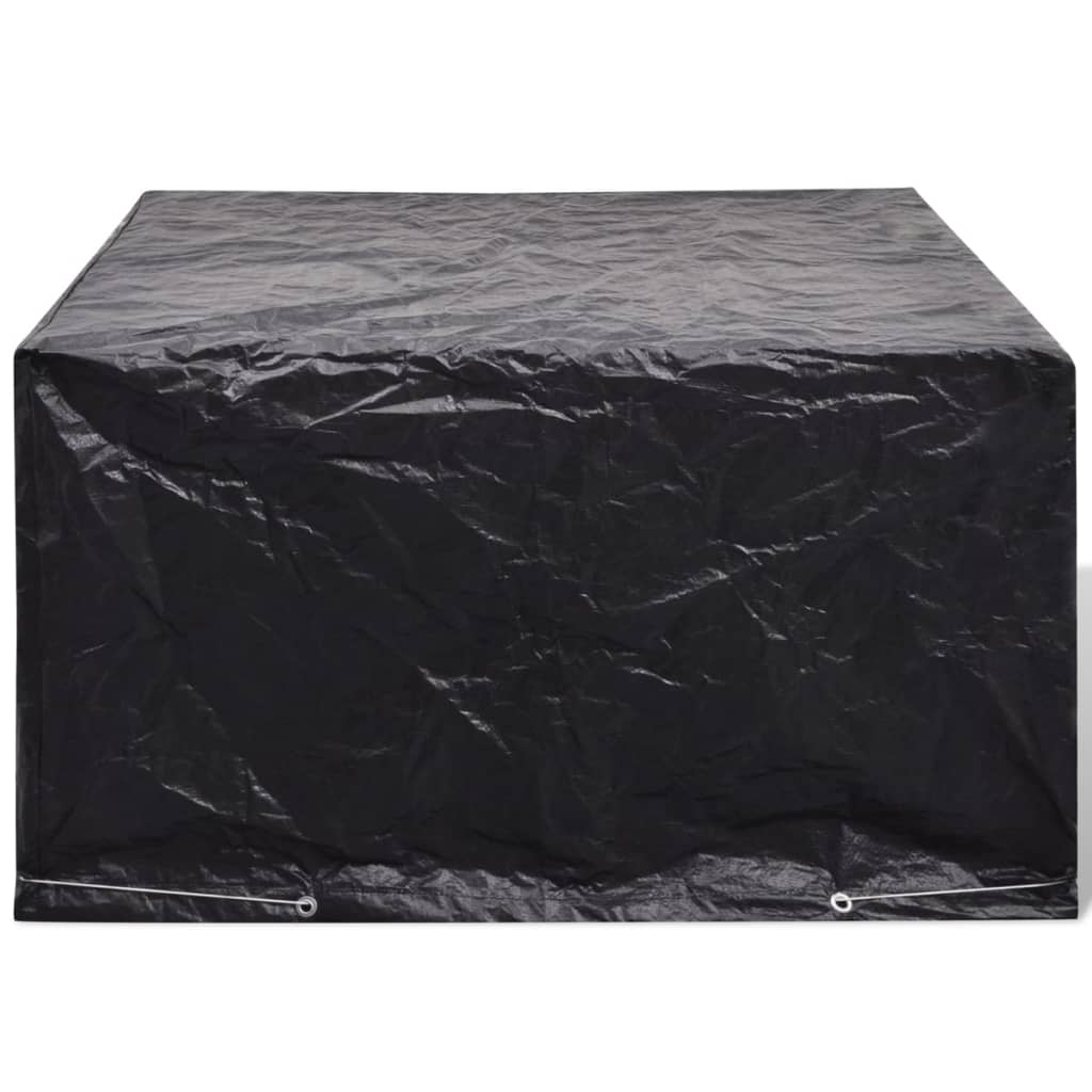 Coperture Arredi Giardino 2pz Polyrattan 8 Occhielli 172x113cm | homemem39