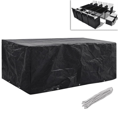 Coperture Arredi Giardino 2pz Polyrattan 8 Persone 229x113 cm | homemem39